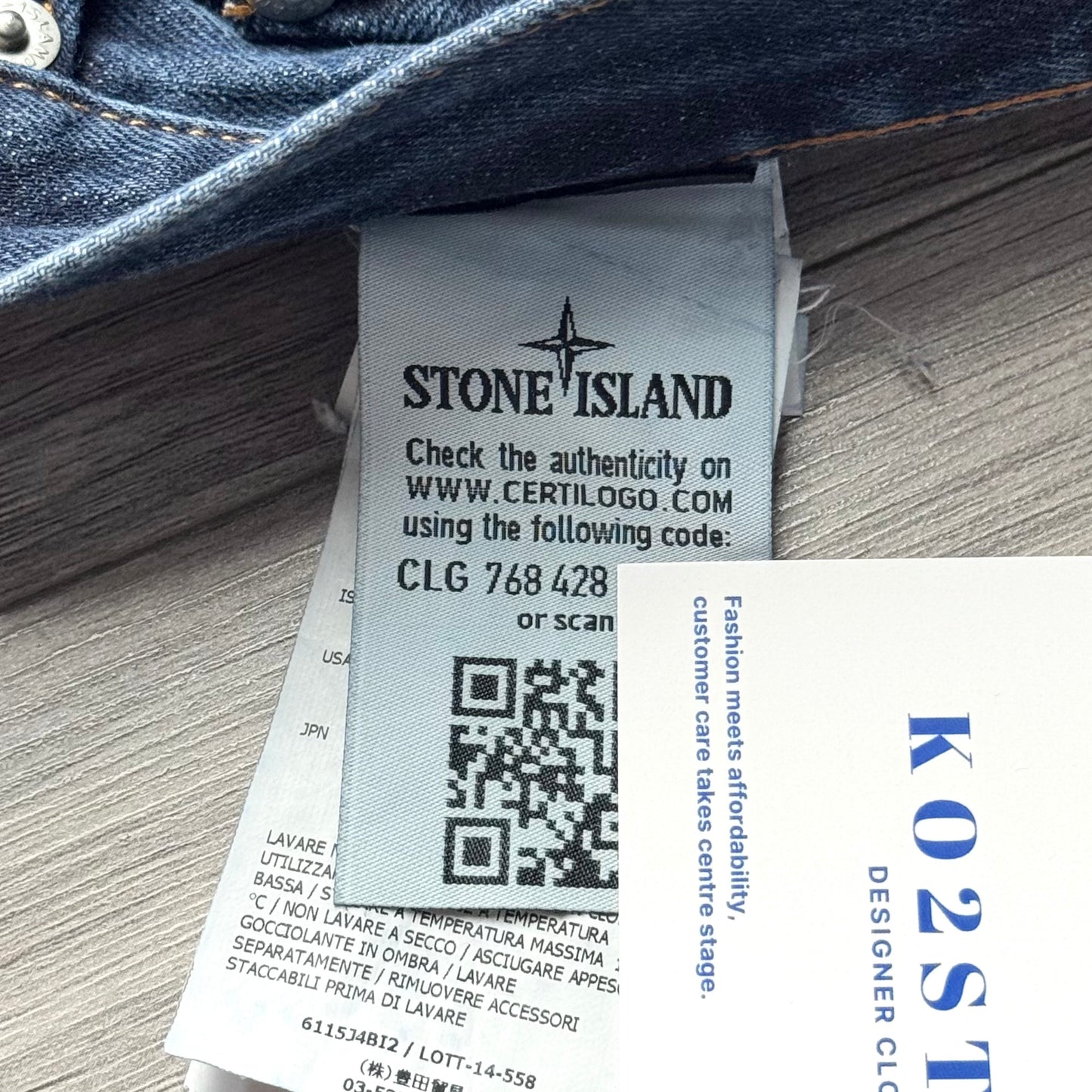 Stone Island Badge Jeans - 30W 34L