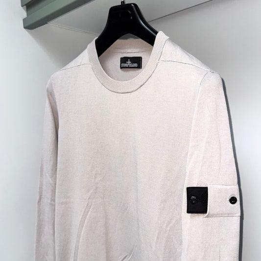 Stone Island Knitted Shadow Project Pullover Badge Sweatshirt - Large ptp21.5”