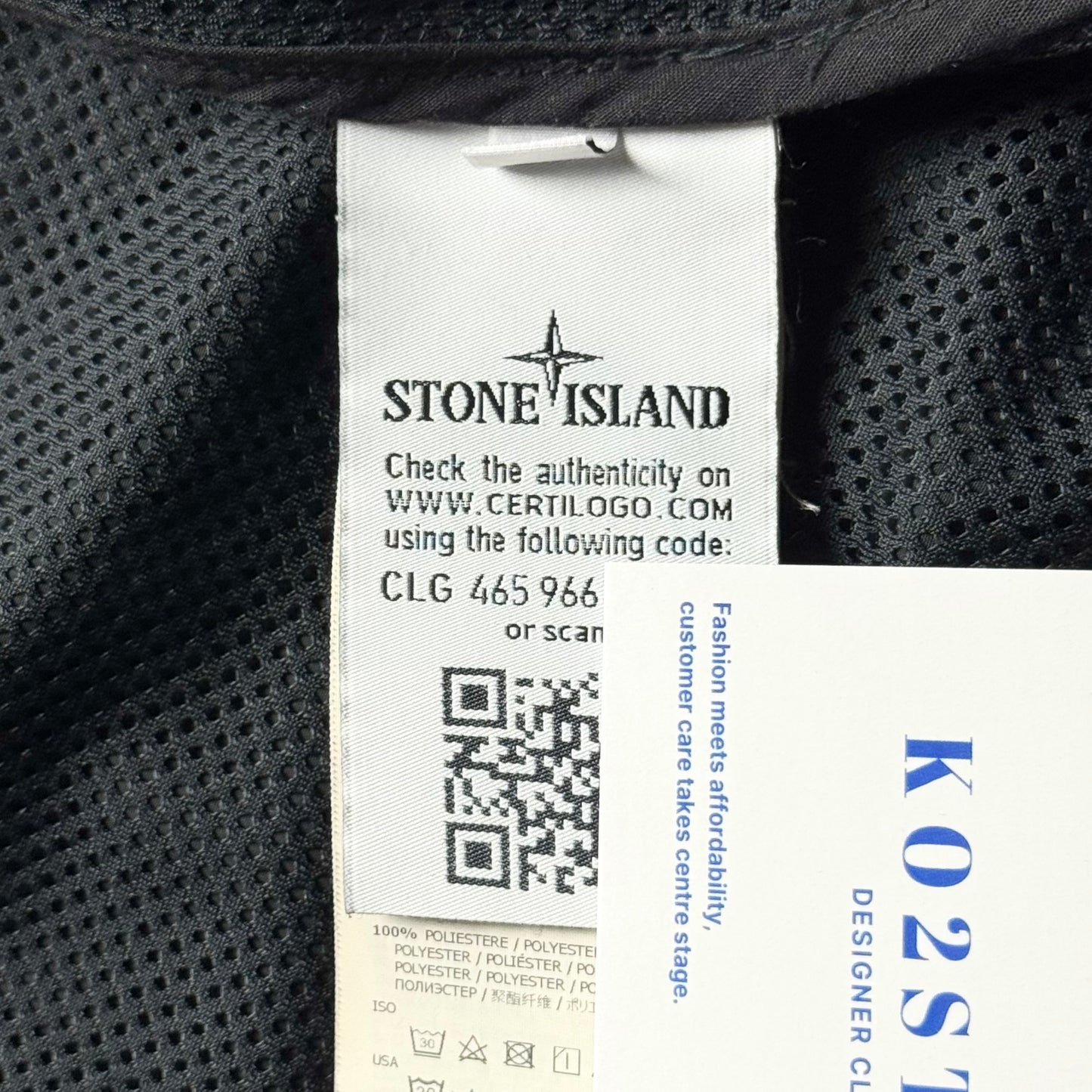 Stone Island Micro Reps Full Zip Badge Jacket - XL ptp24”