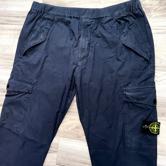 Stone Island Badge Cargo Trousers - 38W 32L