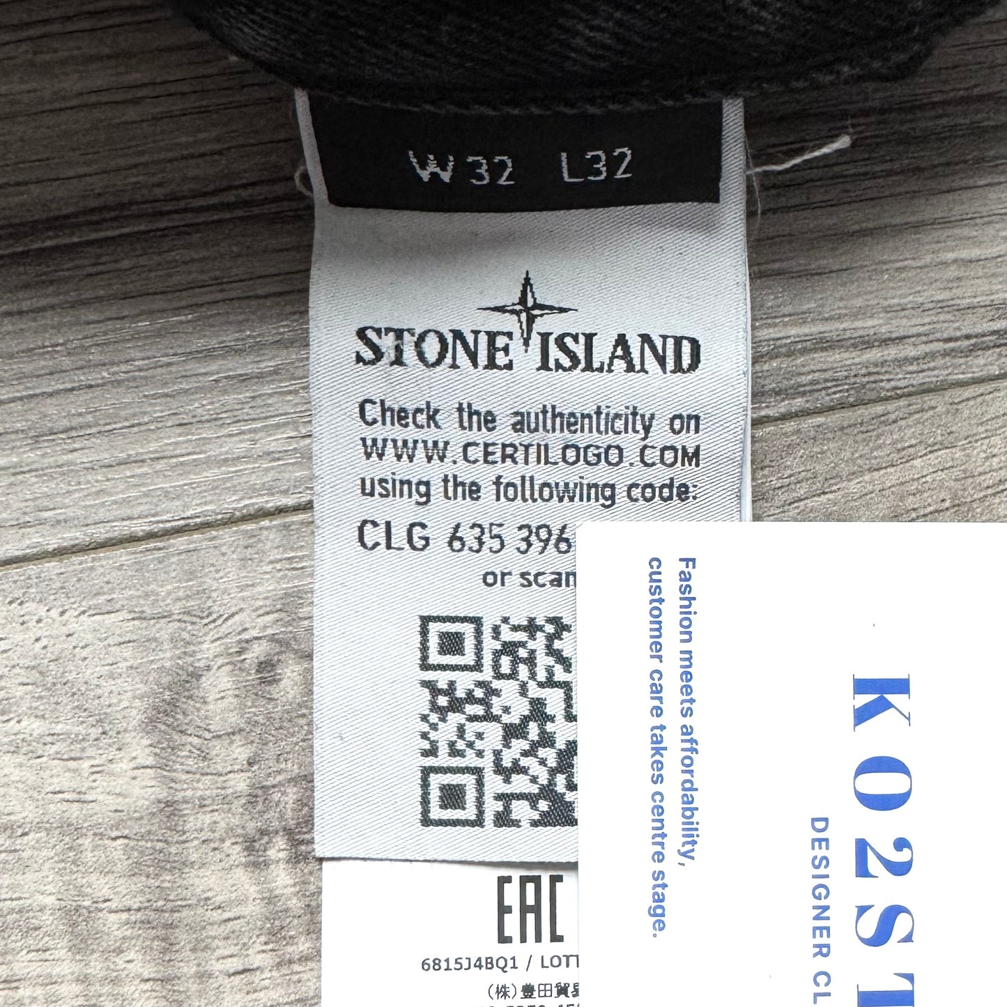 Stone Island Badge Jeans - 32W 30L