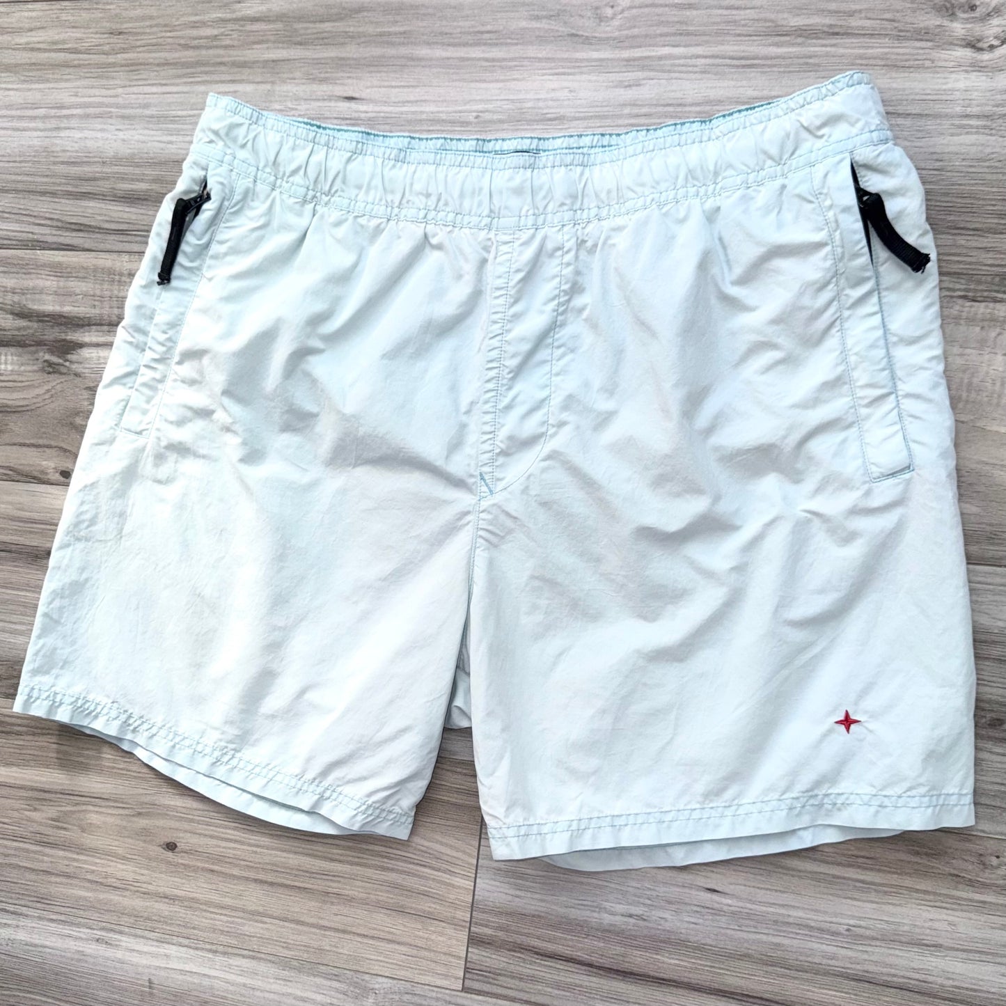Stone Island Marina Spellout Swim Shorts - Medium 32W