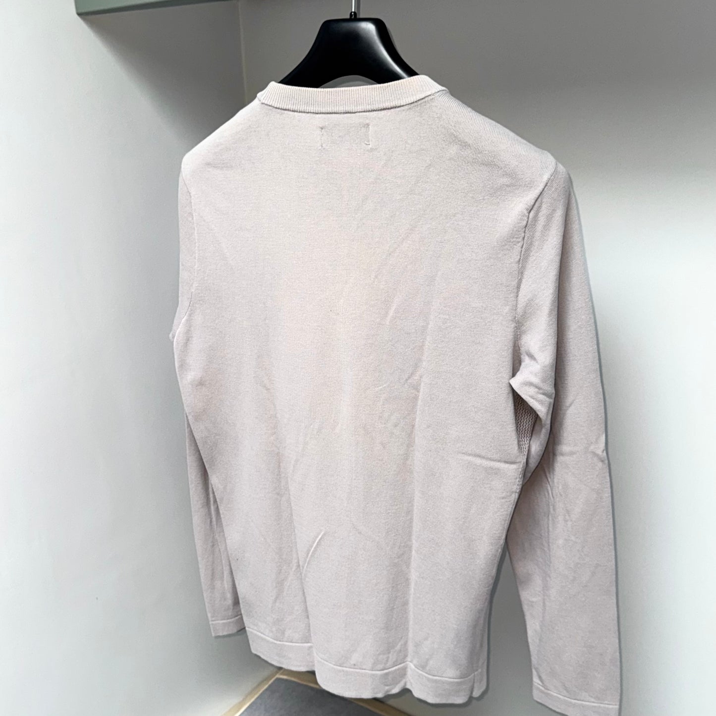 Stone Island Knitted Shadow Project Pullover Badge Sweatshirt - Large ptp21.5”