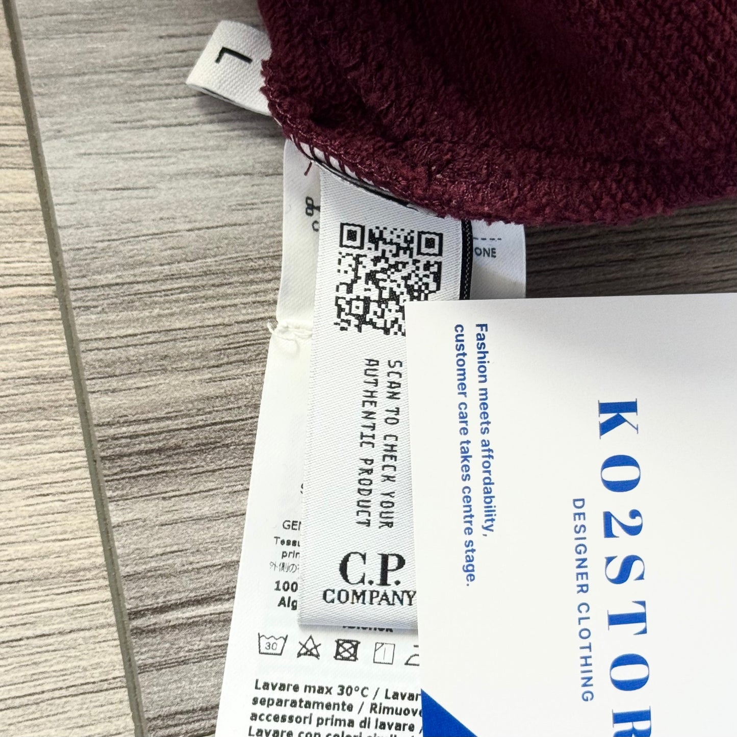 CP Company Full Zip Goggle Hoodie - Large ptp22”