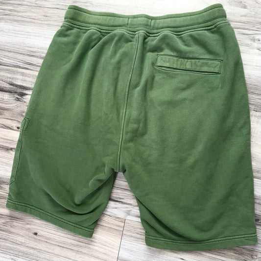 Stone Island Cotton Fleece Badge Shorts - Small 30W