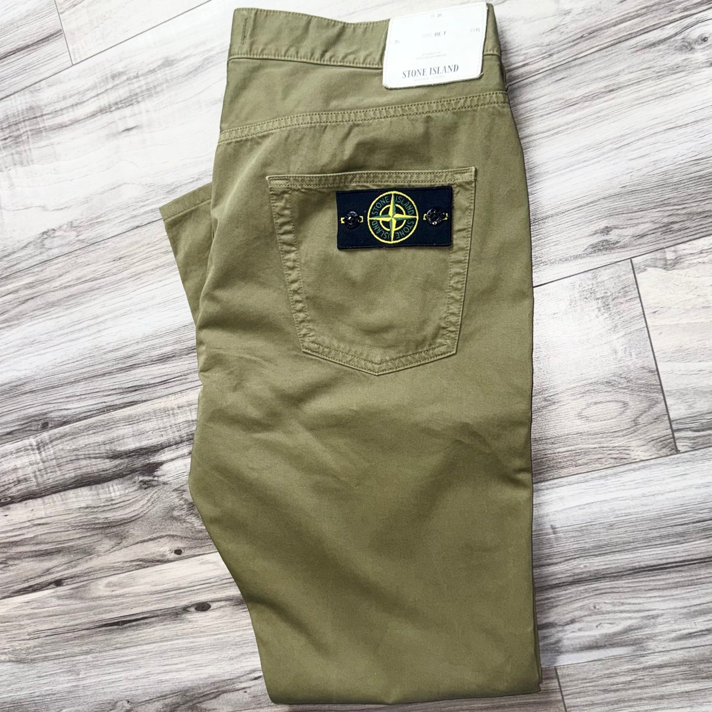 Stone Island Badge Chinos - 36W 31L