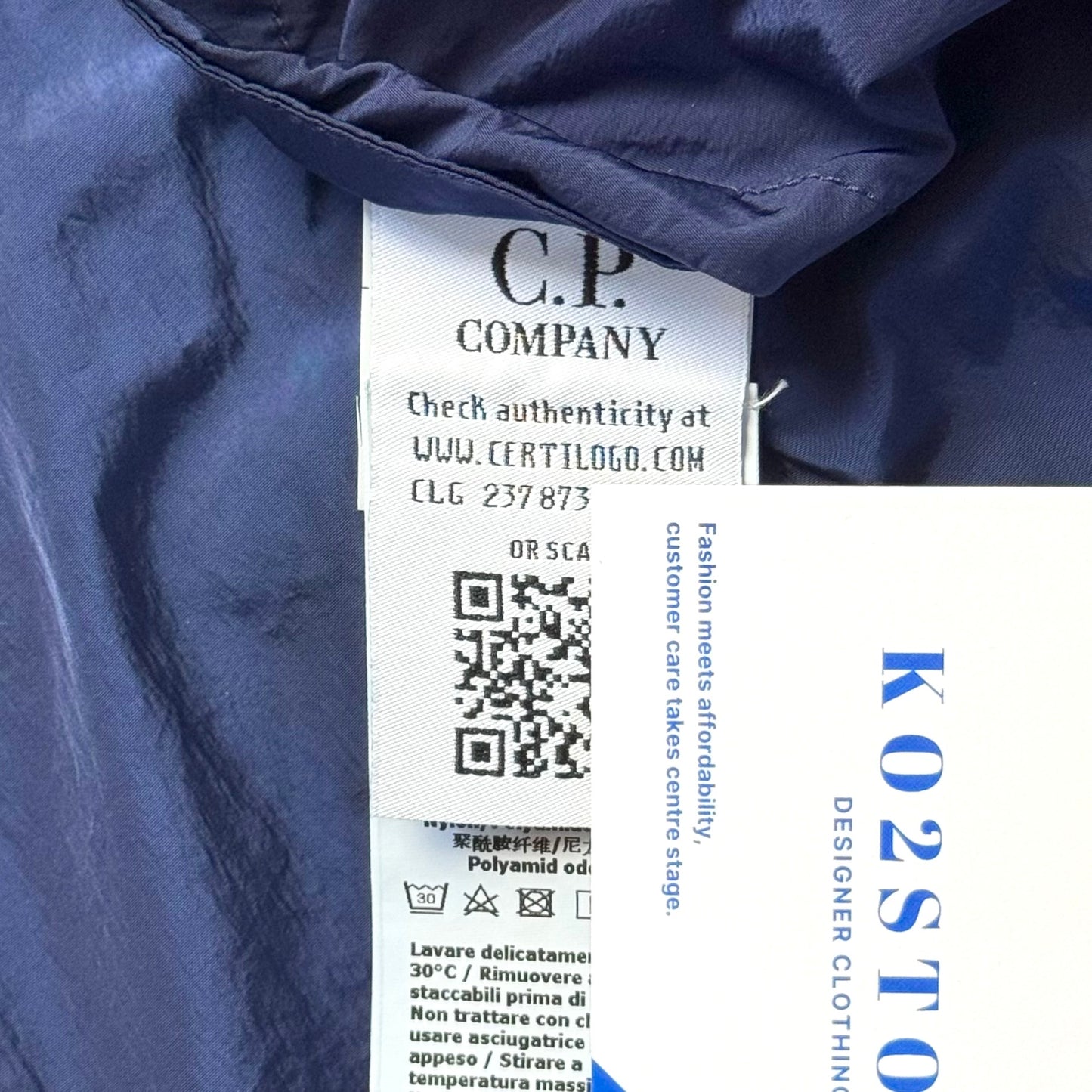 CP Company Chrome Nylon Goggle Full Zip Overshirt - XL ptp23.5”