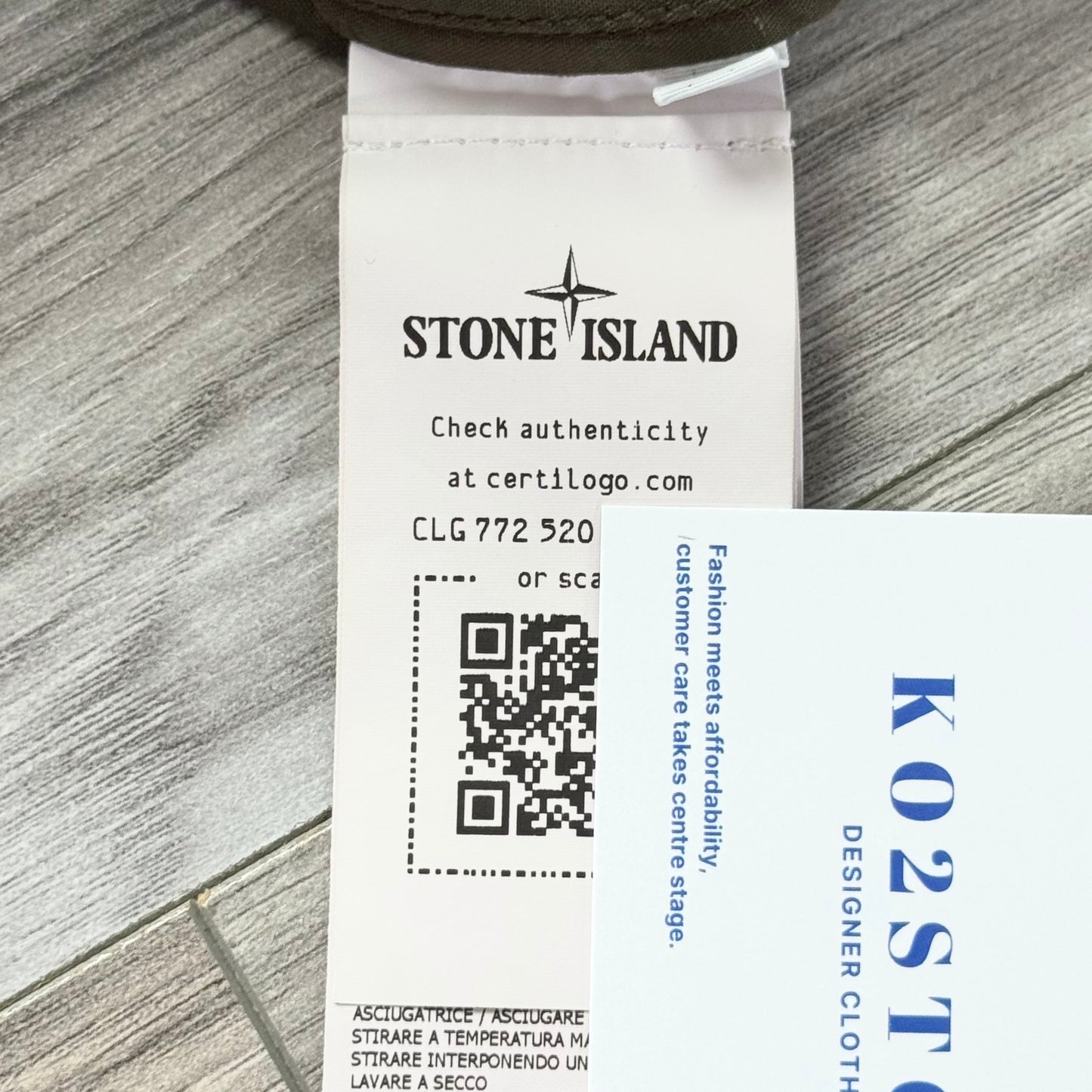 Stone Island Ghost Full Zip Badge Overshirt - Medium ptp21.5”