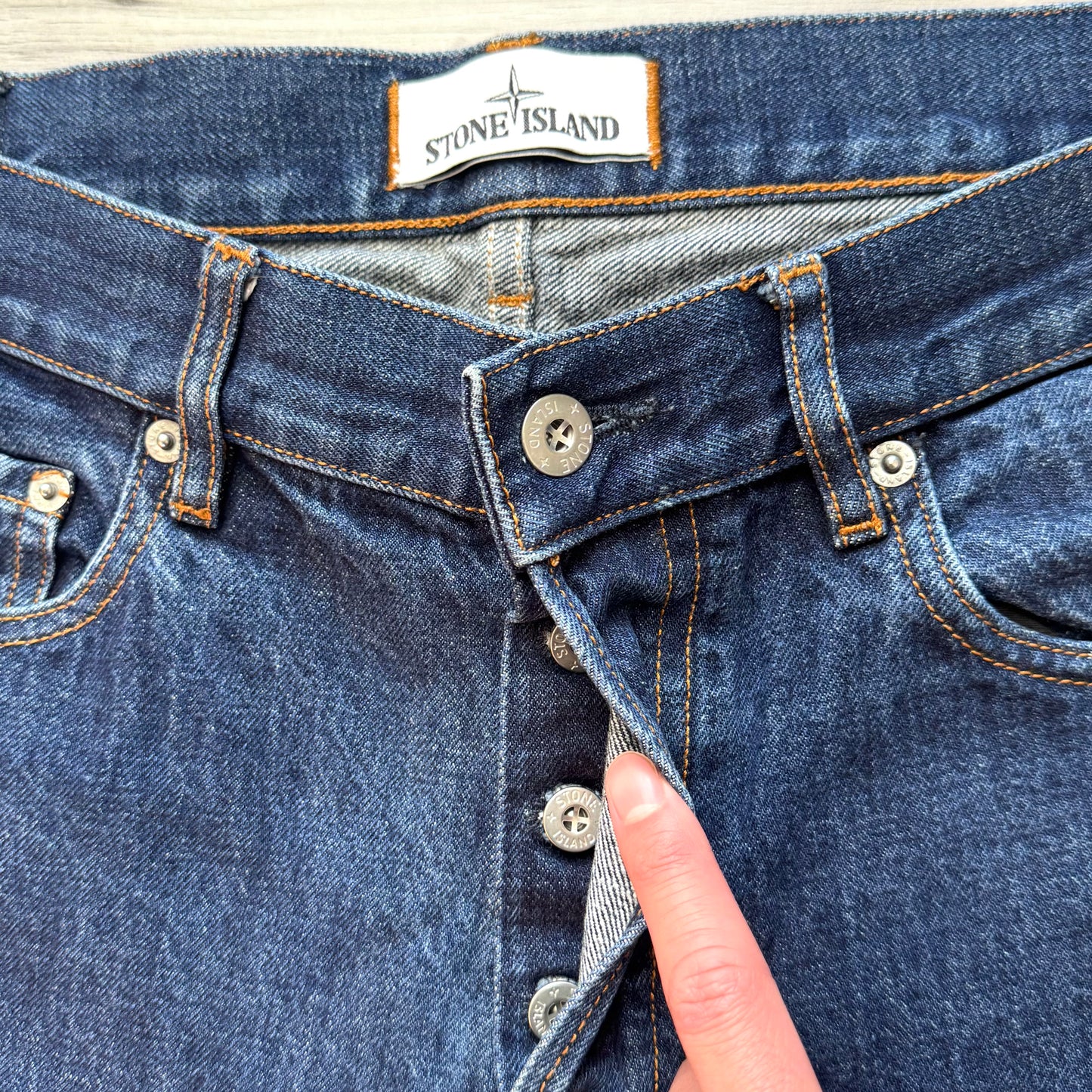 Stone Island Badge Jeans - 34W 34L