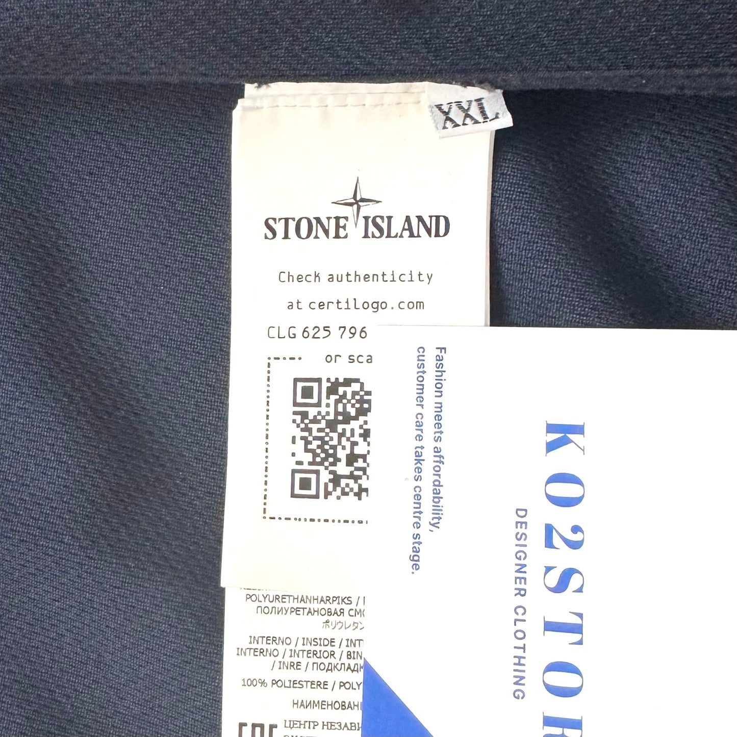 Stone Island Light Soft Shell-R e.dye Technology Full Zip Badge Jacket - XXL ptp25”