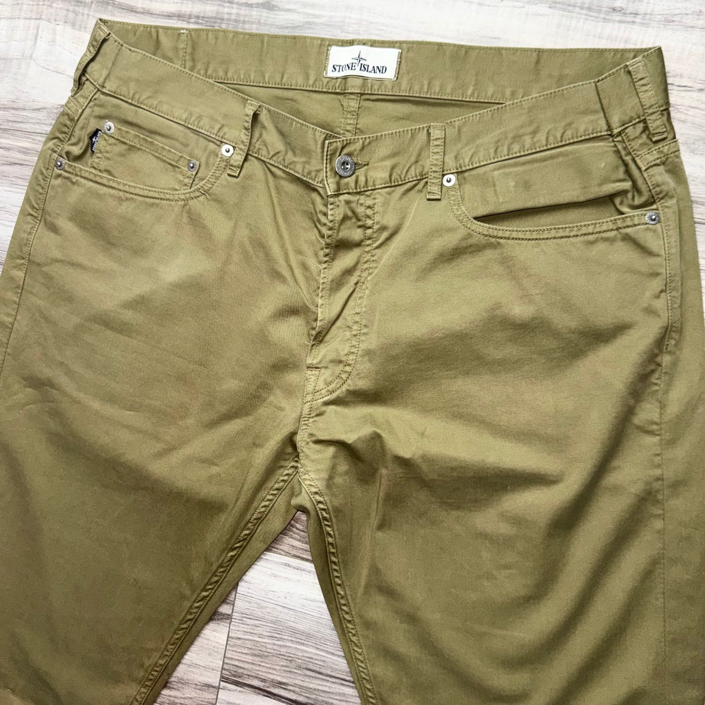 Stone Island Badge Chinos - 36W 31L