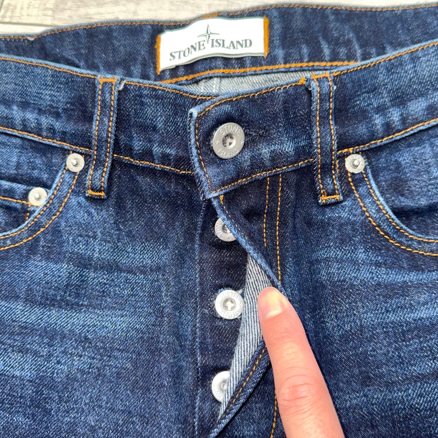 Stone Island Badge Jeans - 30W 34L
