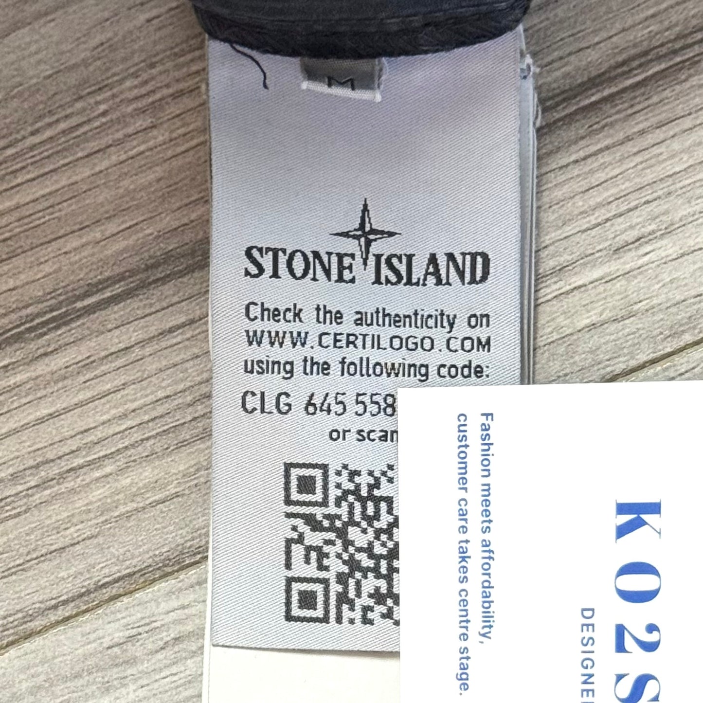 Stone Island Full Zip Badge Overshirt - Medium ptp21”