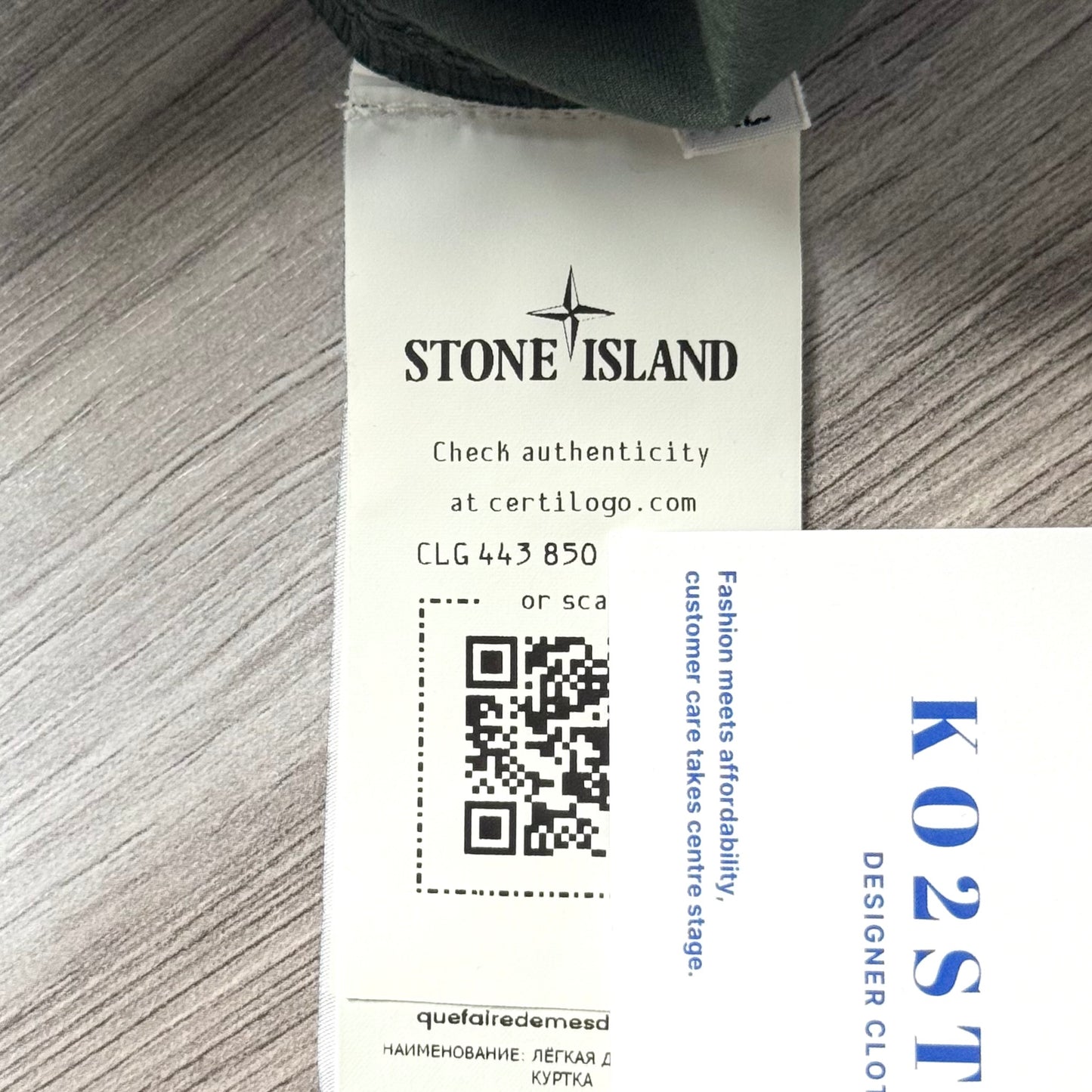 Stone Island Supima Cotton Twill Stretch-TC Full Zip Badge Overshirt - XL ptp23”