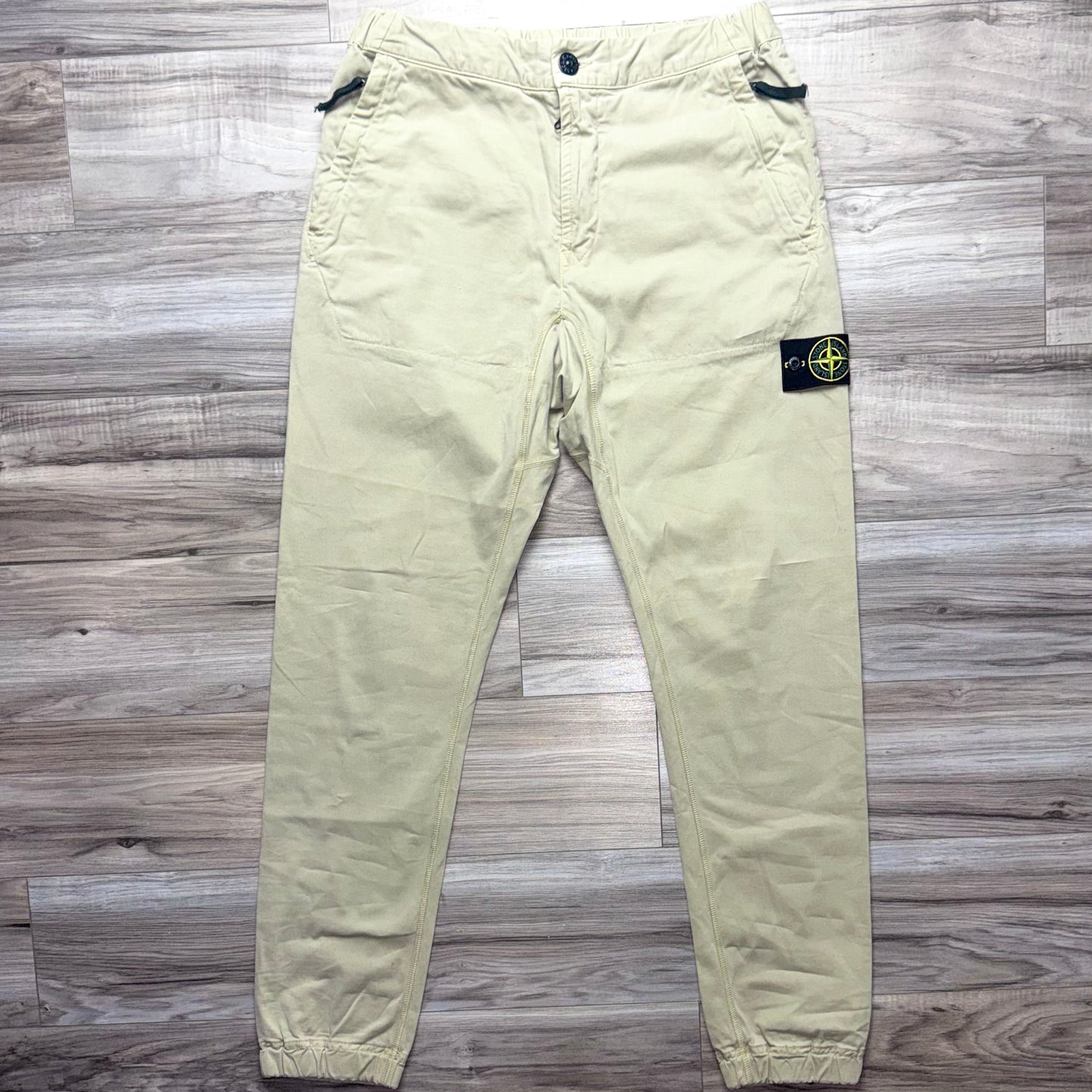 Stone Island Badge Cargo Trousers - 32W 30L