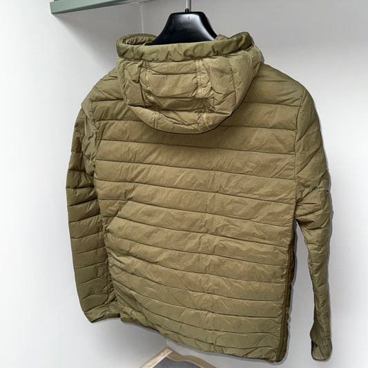 Stone Island Loom Woven Down Chambers Stretch Nylon-TC Badge Jacket - Small ptp19.5”