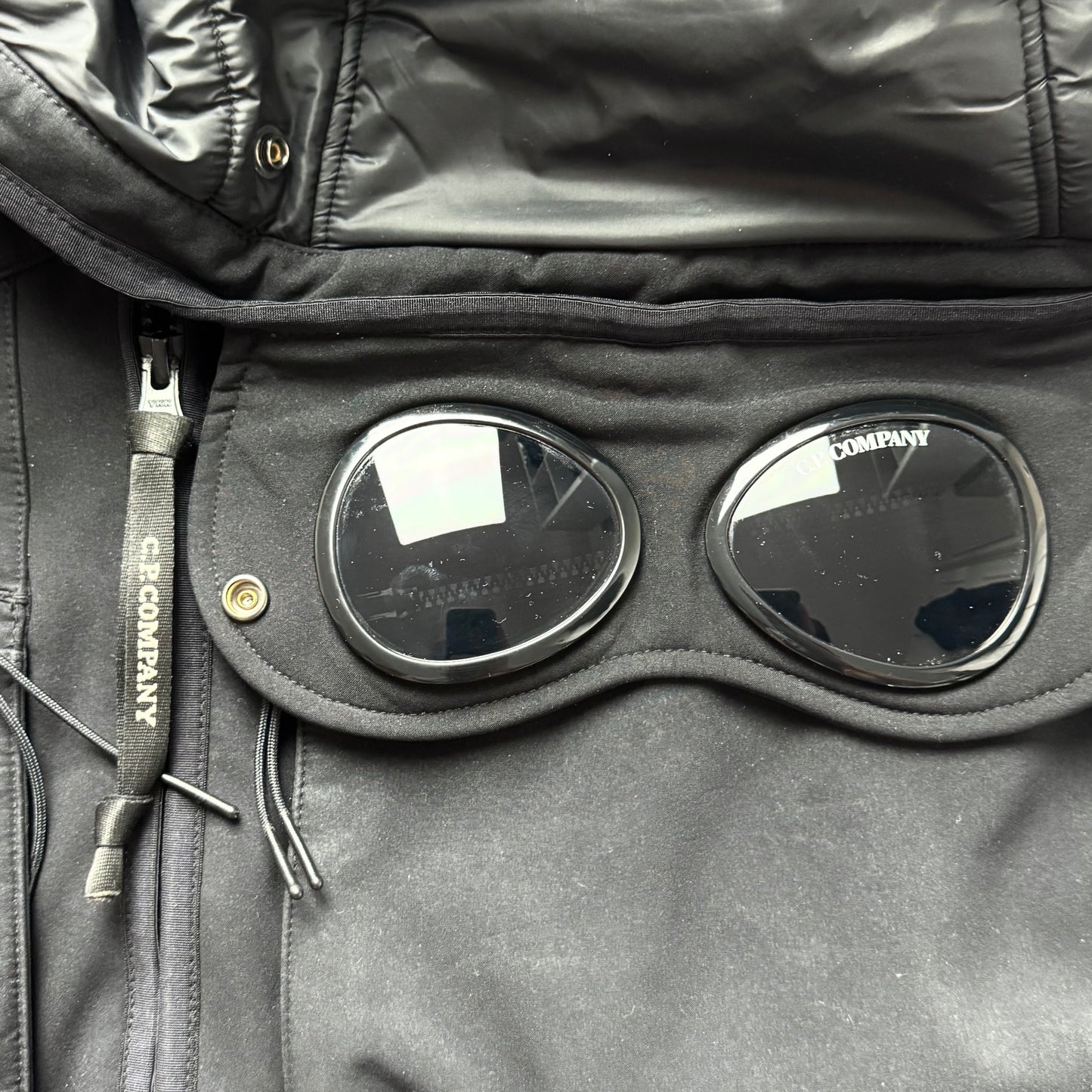 CP Company Mixed Shell-R Full Zip Goggle Gilet - Large