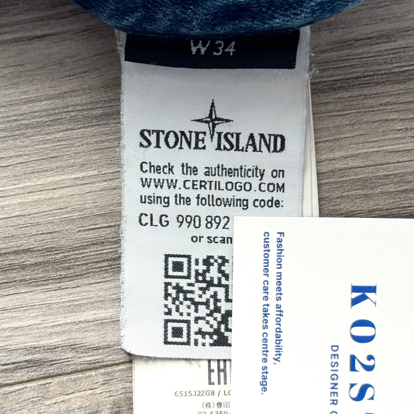 Stone Island Badge Jeans - 34W 34L