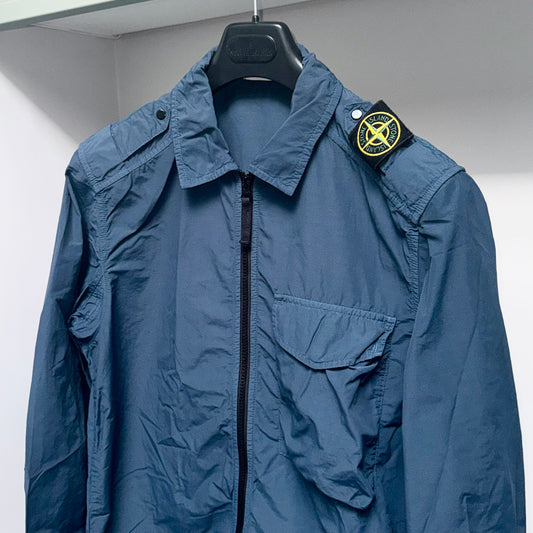 Stone Island Naslan Full Zip Shoulder Badge Overshirt - Medium ptp21.5”