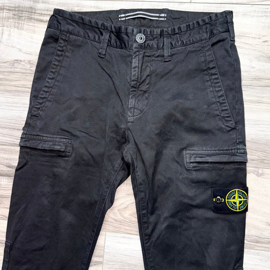Stone Island Badge Cargo Trousers - 28W 32L