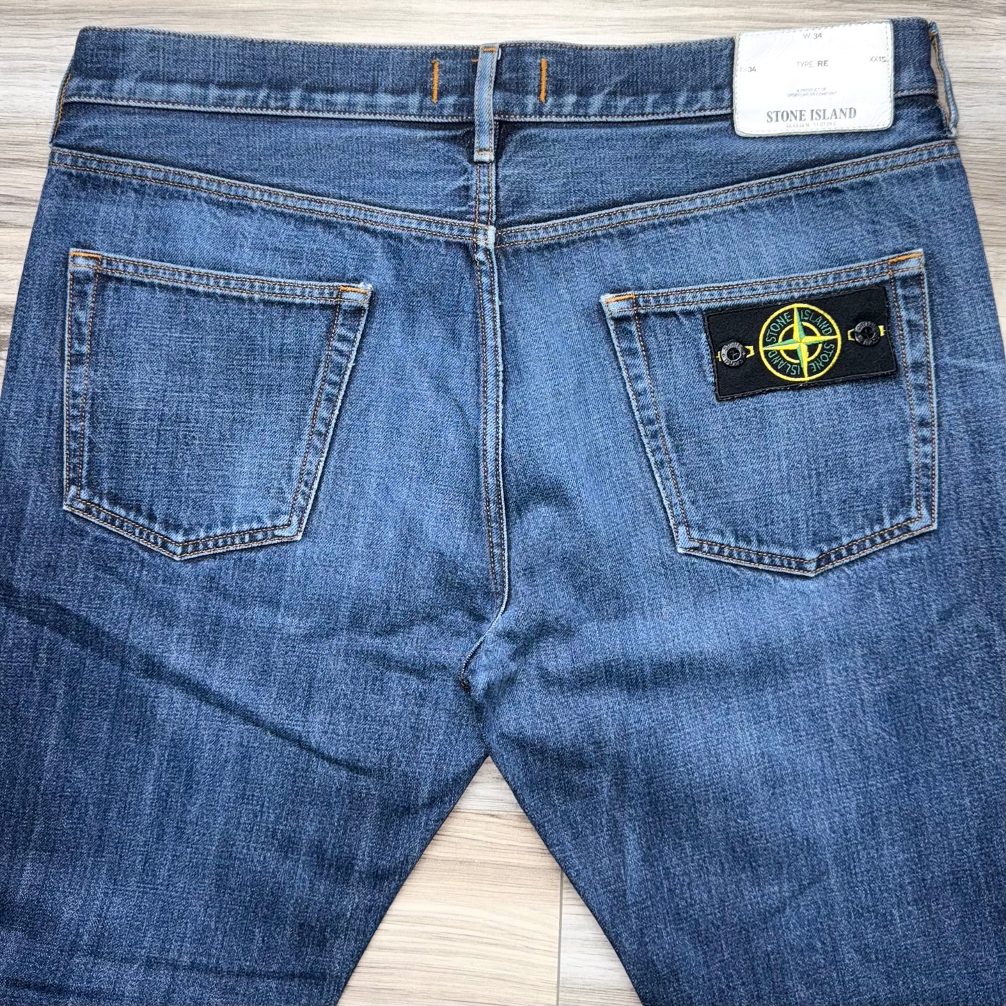 Stone Island Badge Jeans - 34W 30L