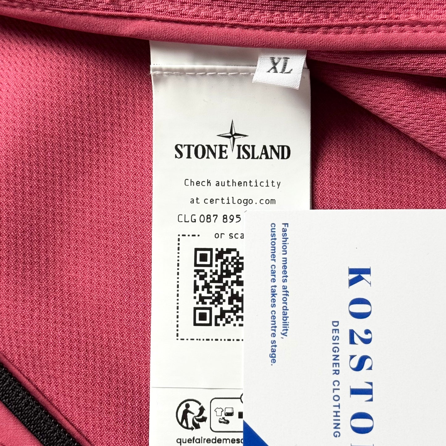 Stone Island Light Soft Shell-R e.dye Technology In Recycled Polyester Full Zip Badge Jacket - XL ptp24”