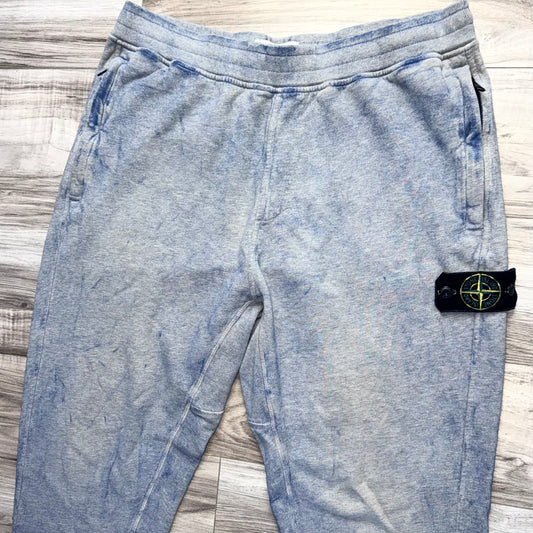 Stone Island Dust Treatment Badge Joggers - Large 34W