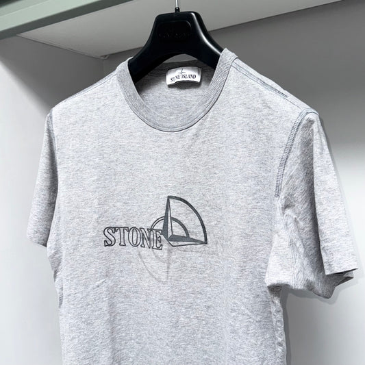 Stone Island Compass Logo T shirt - Small ptp18.5"