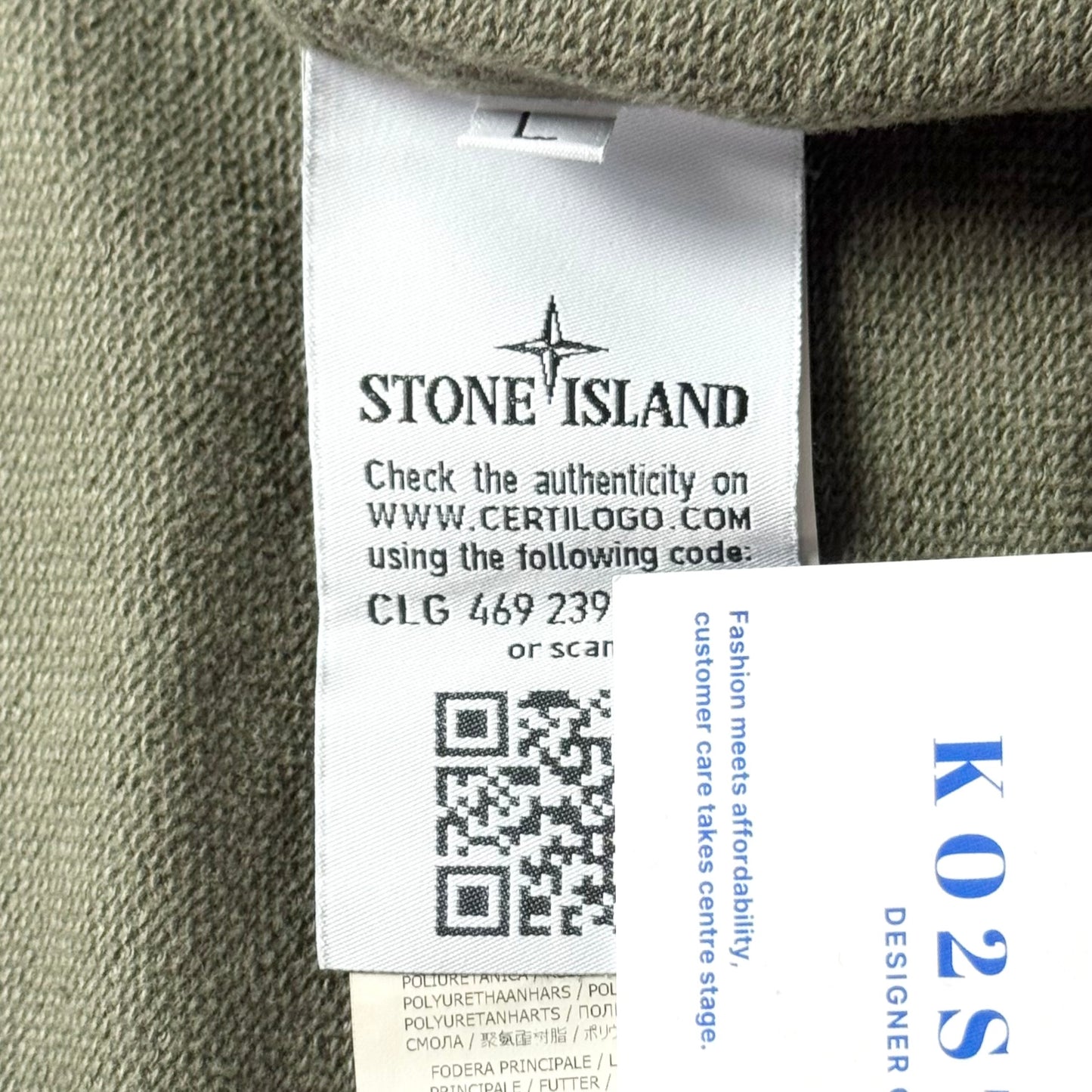 Stone Island Garment Dyed Crinkle Reps NY Badge Overshirt - Large ptp22”