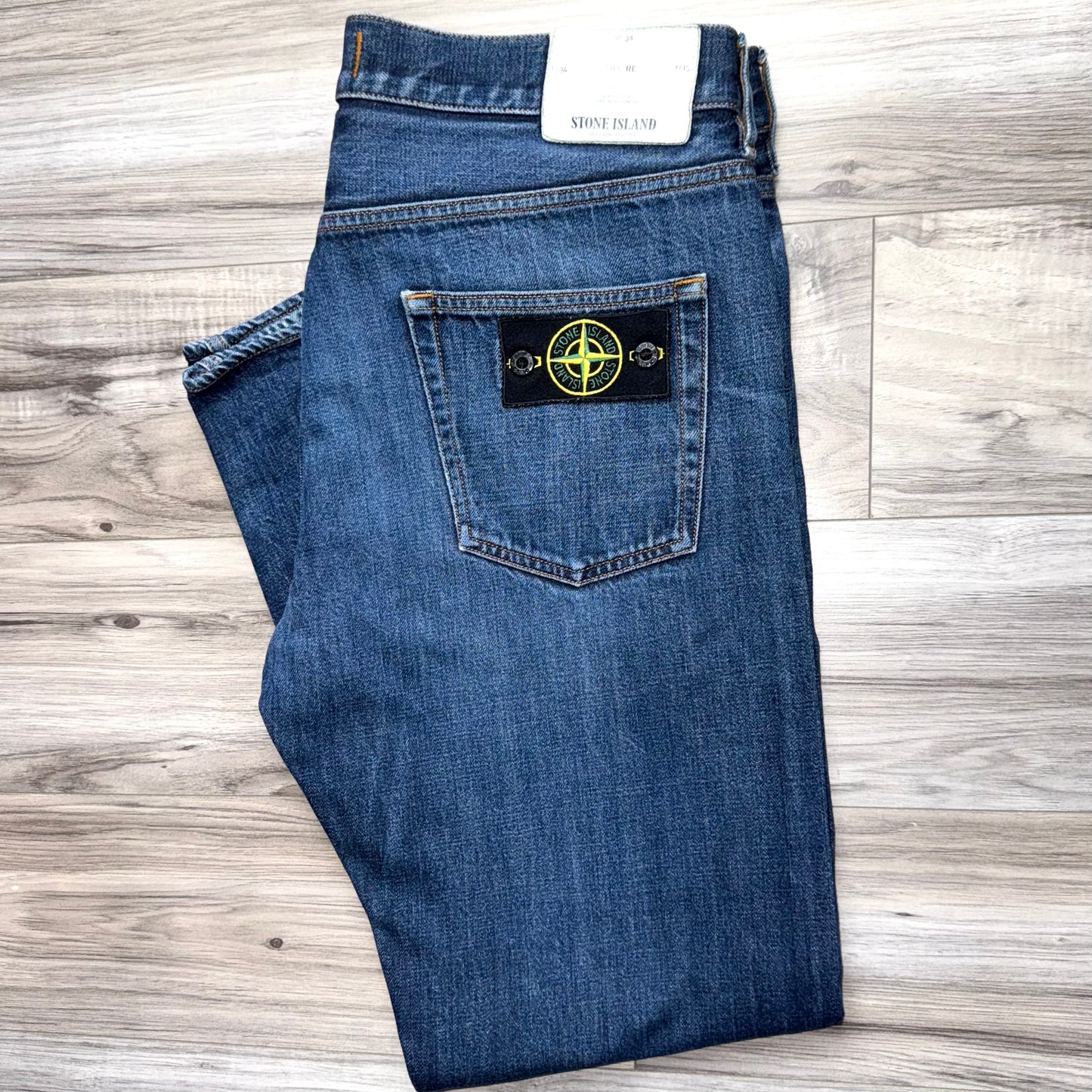 Stone Island Badge Jeans - 34W 30L