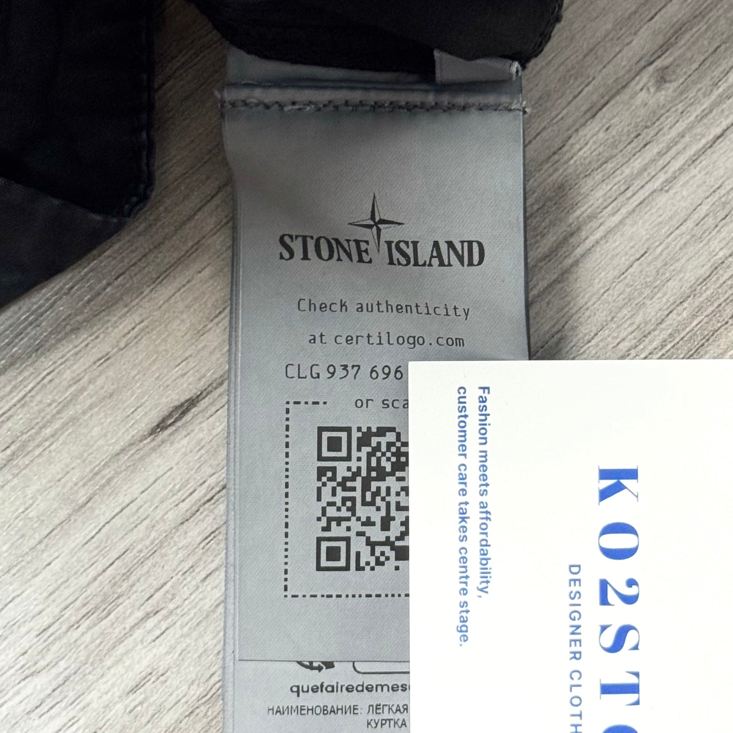 Stone Island Full Zip Badge Overshirt - XL ptp23”