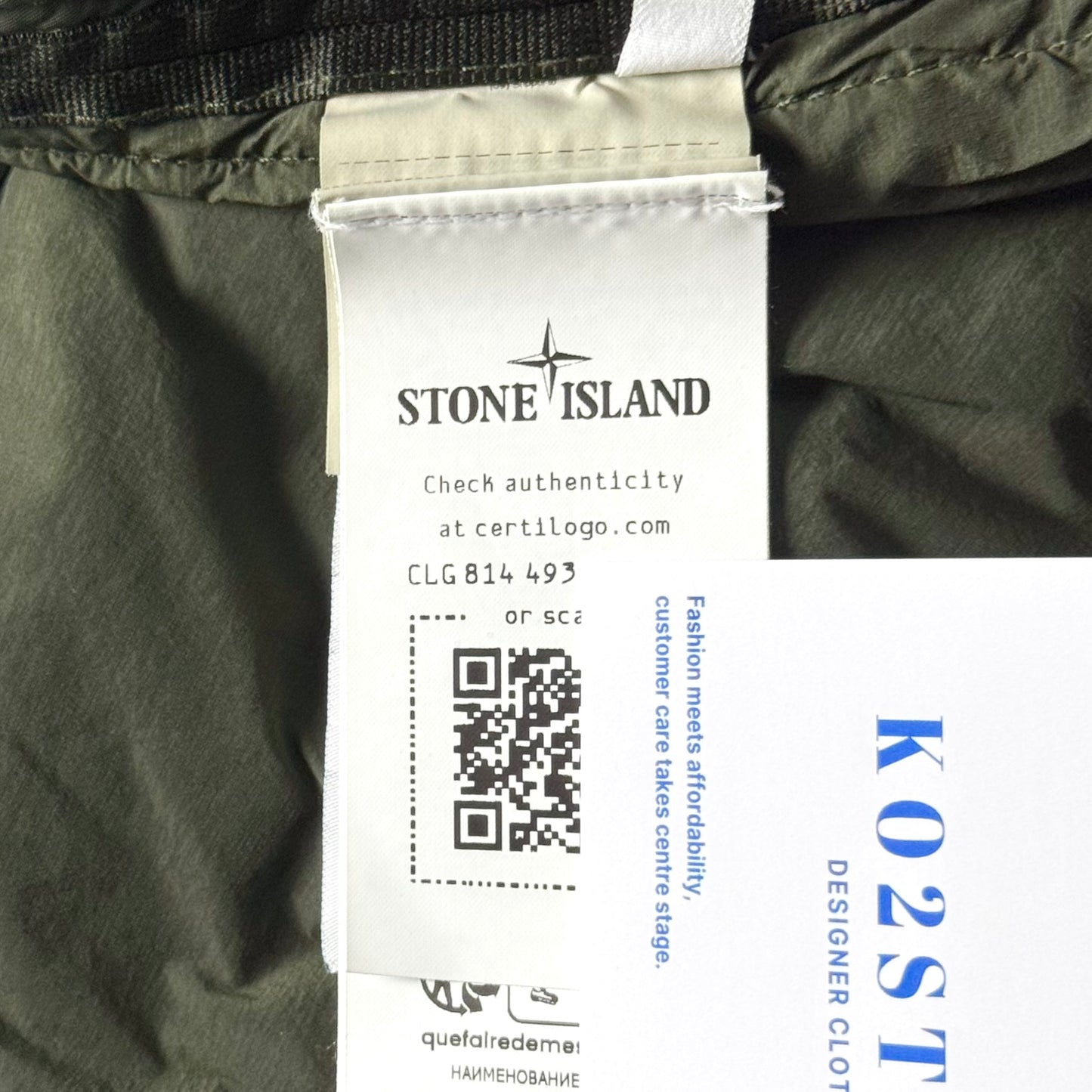 Stone Island Seamless Tunnel Nylon Down-TC Full Zip Badge Jacket - XXL ptp26.5”