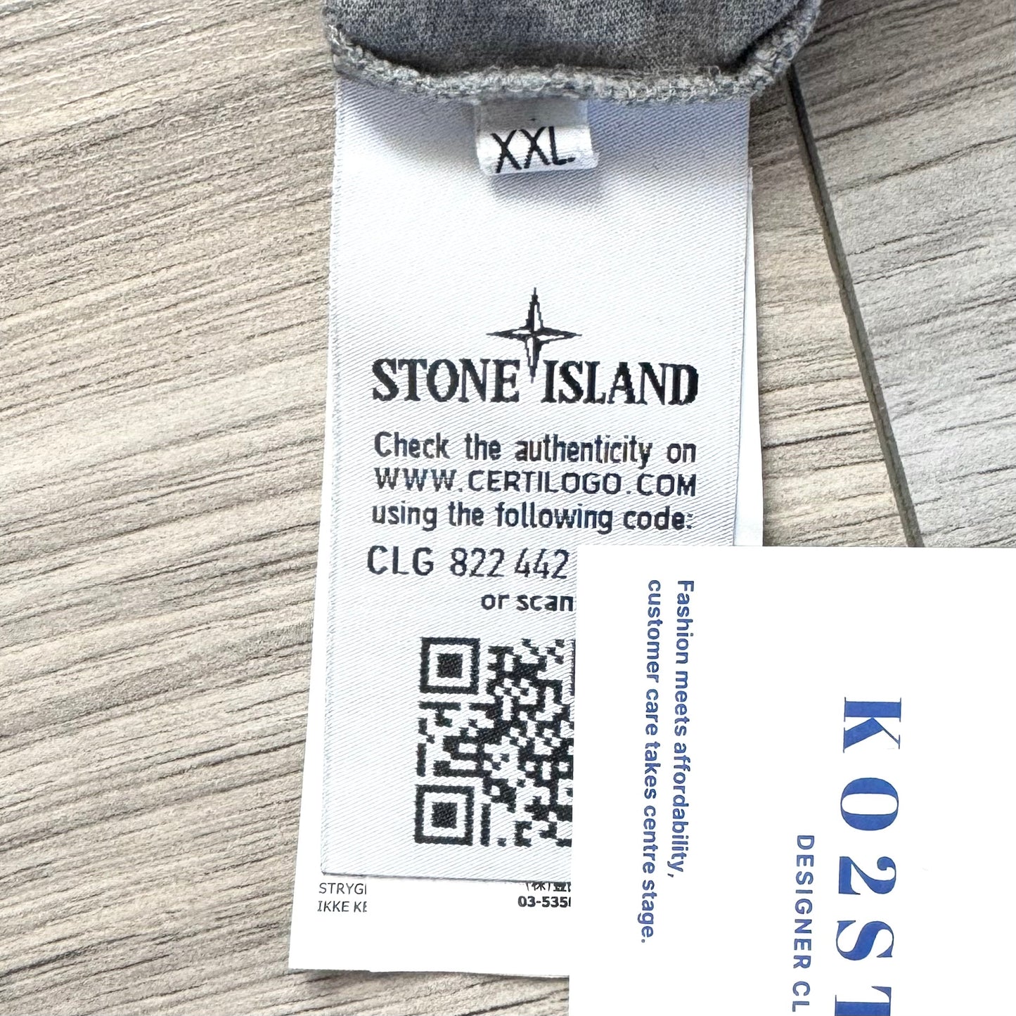 Stone Island Patch T shirt - XL ptp22”