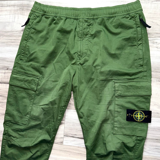 Stone Island Badge Cargo Trousers - 38W 30L