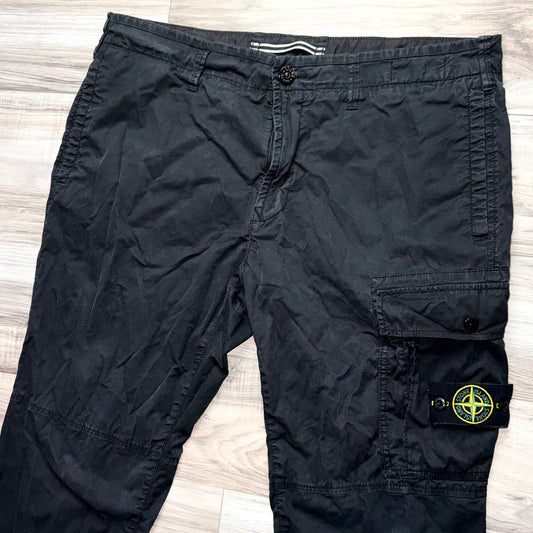 Stone Island Badge Cargo Trousers - 38W 32L