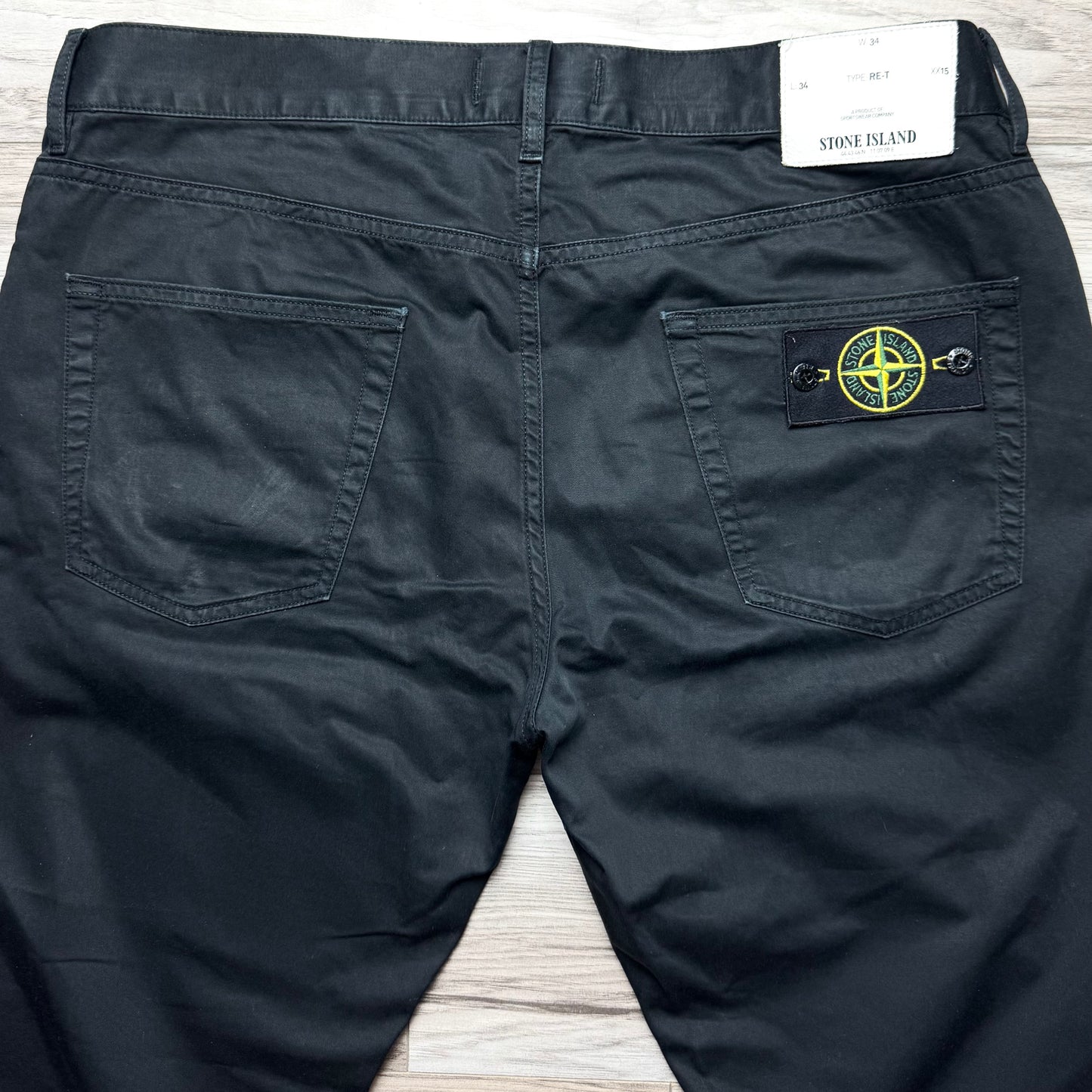 Stone Island Badge Chinos - 34W 34L