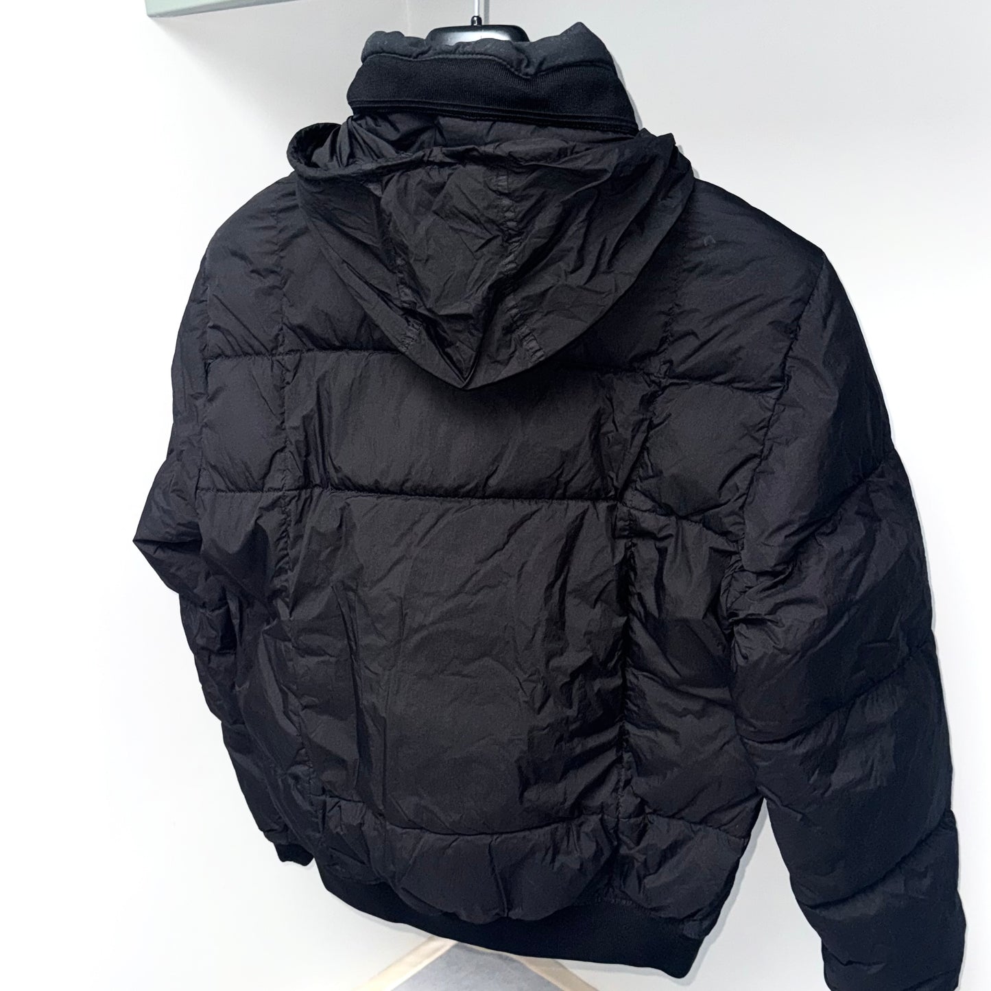 Stone Island Garment Dyed Crinkle Reps NY Down Badge Jacket - Small ptp20.5”