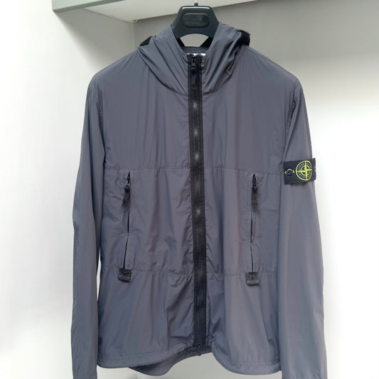 Stone Island Grey Skin Touch Nylon-TC Full Zip Jacket - XL