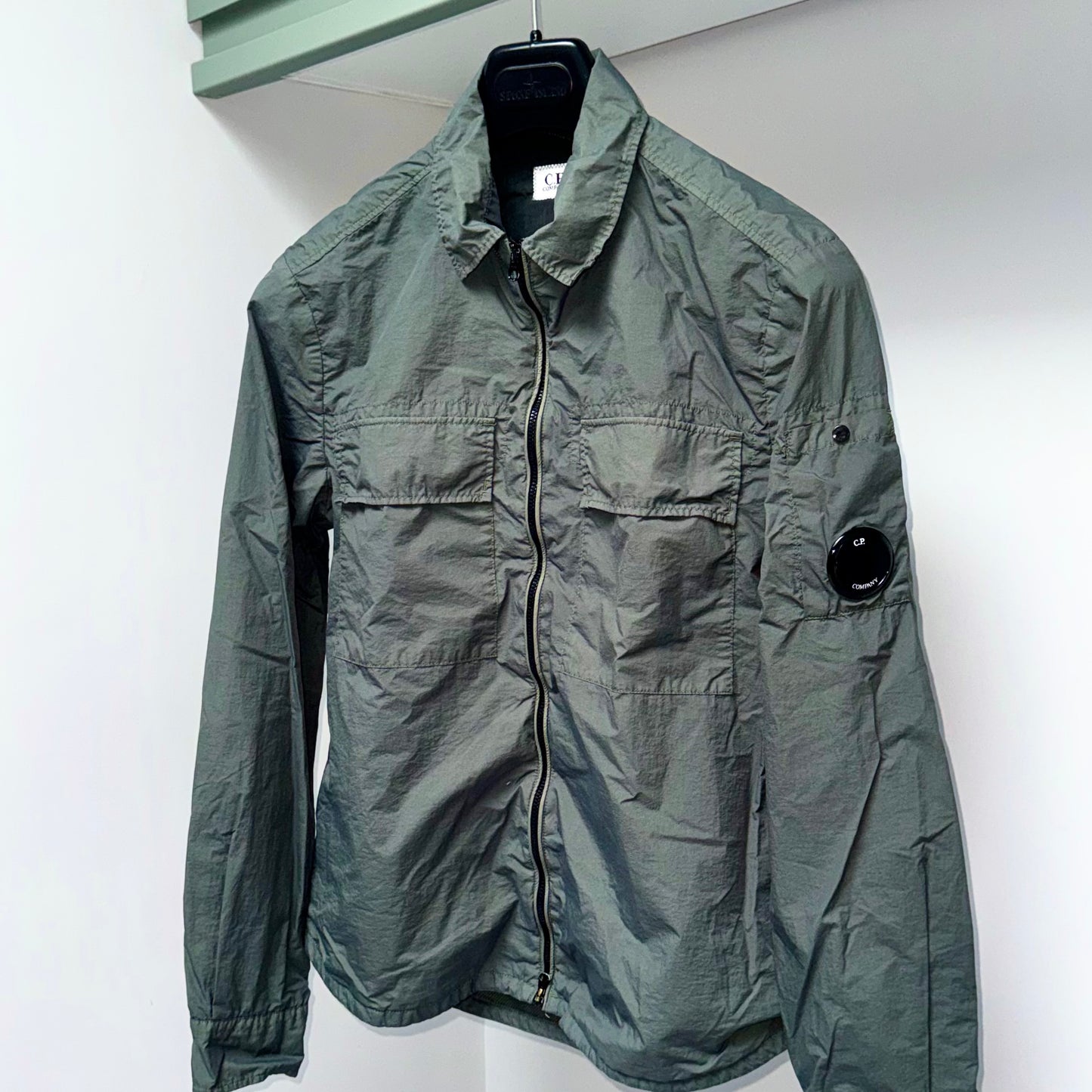 CP Company Taylon L Nylon Full Zip Lens Overshirt - XS ptp19.5”