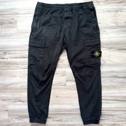 Stone Island Badge Cargo Trousers - 38W 30L