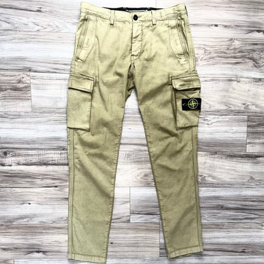 Stone Island Badge Cargo Trousers - 34W 34L