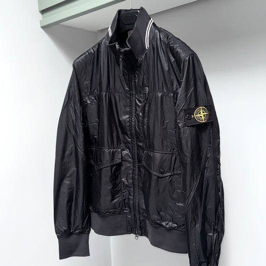Stone Island Micro Rip Stop 7 Den / Tyvek Shield Badge Jacket - Medium ptp21.5"