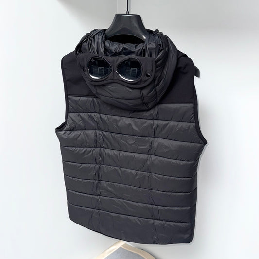 CP Company Mixed Shell-R Full Zip Goggle Gilet - XS