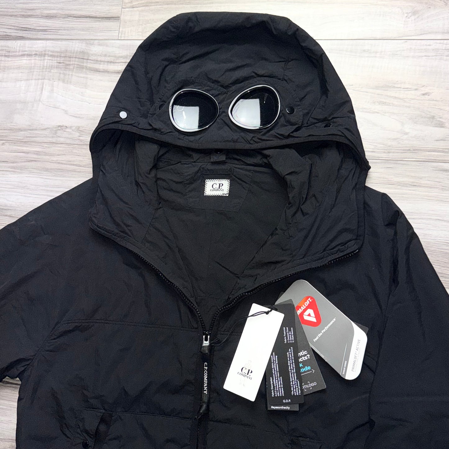 CP Company G.D.P Polartec Full Zip Goggle Jacket - Medium ptp21.5”