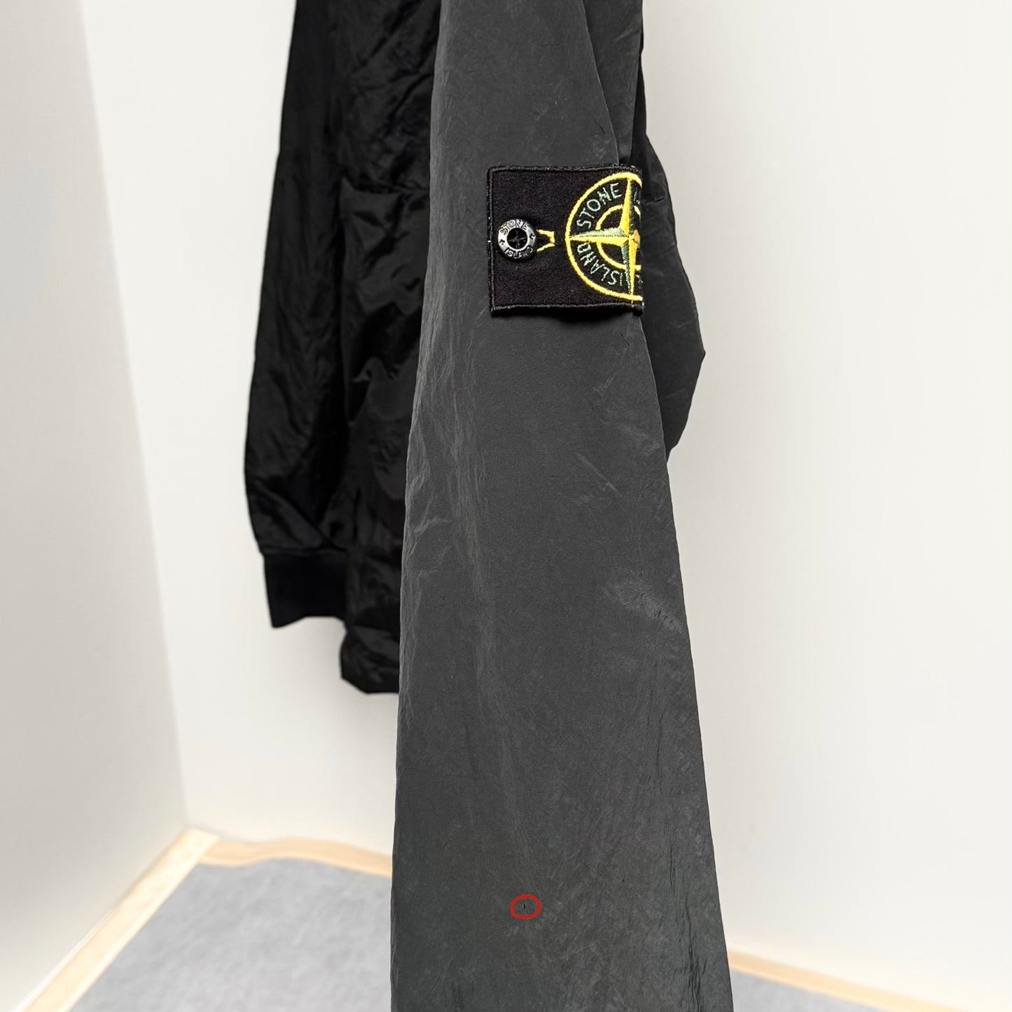 Stone Island Nylon Metal Half Zip Pullover Badge Smock - Small ptp21.5”