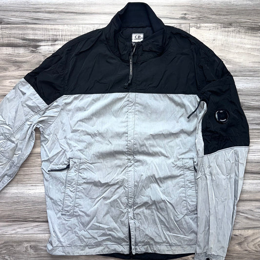 CP Company 50 Fili Chrome Nylon Full Zip Lens Overshirt