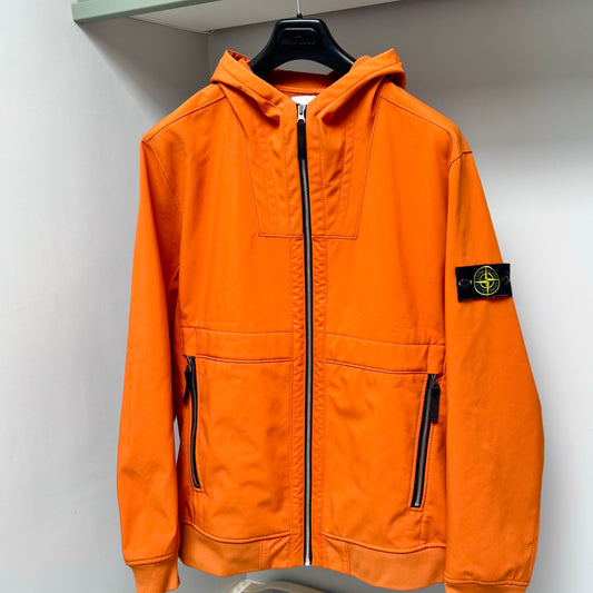 Stone Island Soft Shell-R Full Zip Badge Jacket - XXL ptp25”