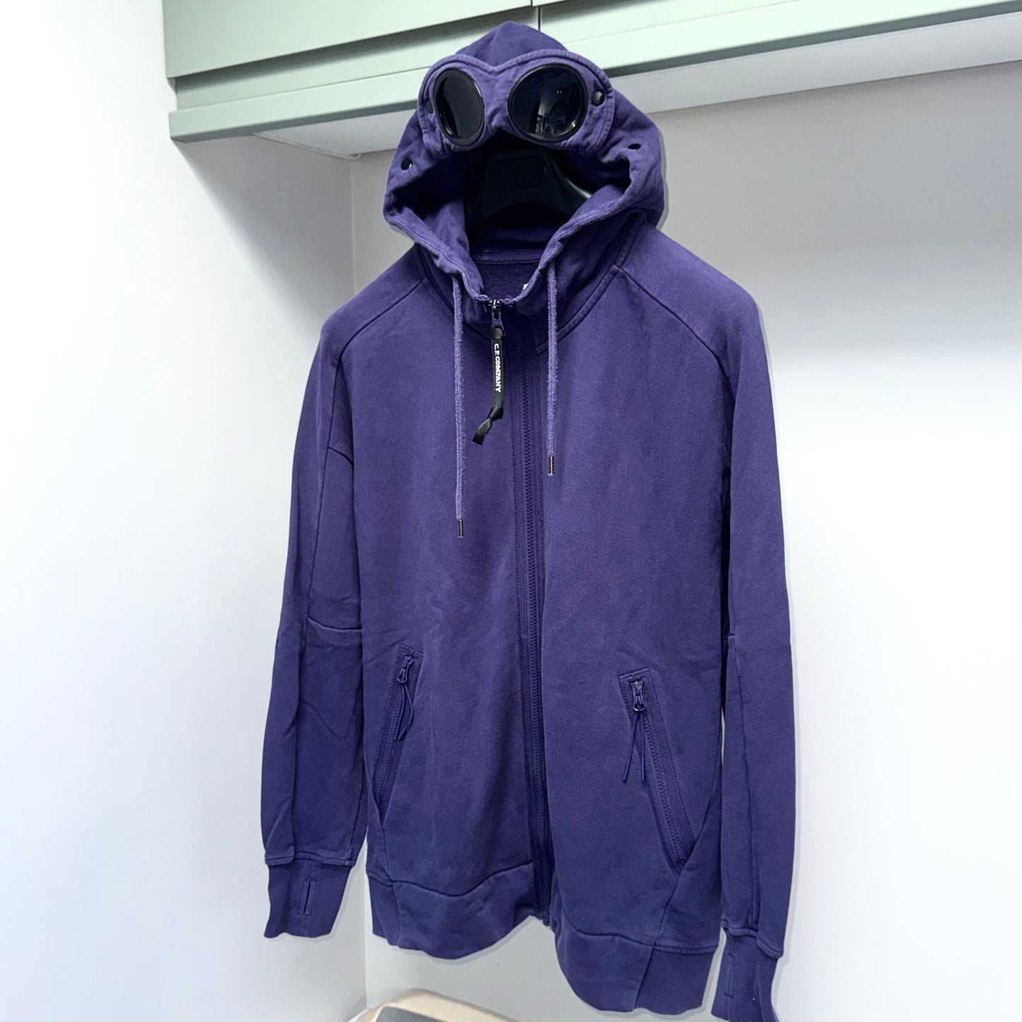 CP Company Full Zip Goggle Hoodie - Large ptp21.5”