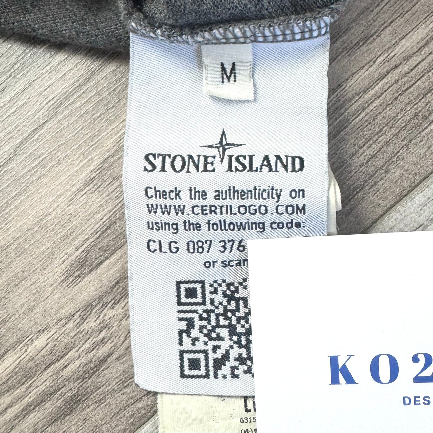 Stone Island Long Sleeve Patch Polo - Medium ptp19.5"
