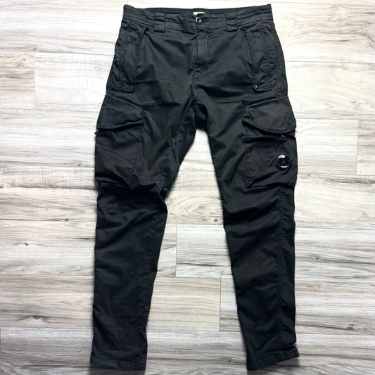CP Company Stretch Sateen Lens Cargo Trousers - Small 30W 30L